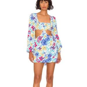 Floral More to Come cut out dress. Size small